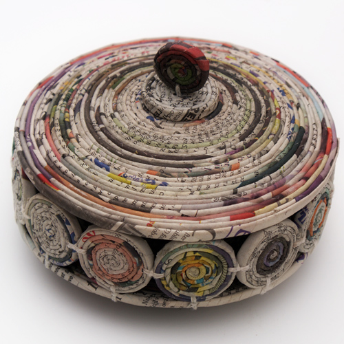 Recycled Newspaper Crafts