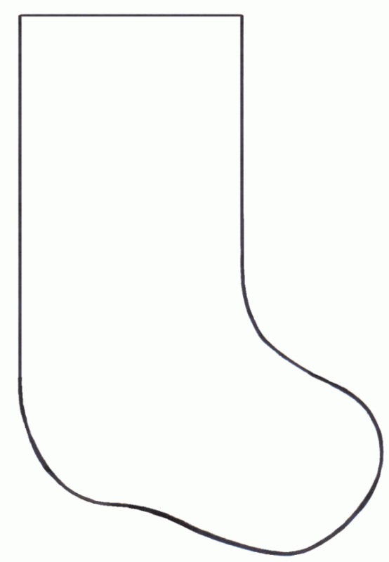 Stocking Template For Sewing