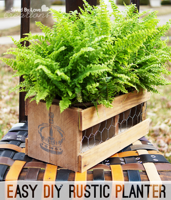 Make a Stenciled Planter Box From Reclaimed Wood