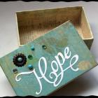 Decorate Box With Scrapbook Paper and Embellishments