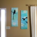 Bird Faux Oil Painting Frugal Wall Art DIY With Tutorial