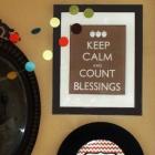 Fall Printable: Keep Calm Count Blessings