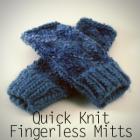 Quick Fingerless Mitts for Last Minute Gifts