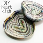 Heart Dish From Magazine Pages