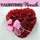 Easy Red Rose Valentines Wreath
