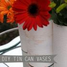 Upcycle Cans into Vases