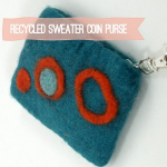 Recycled Sweater Coin Purses