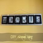 DIY Name Art Under $10