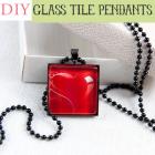 Glass Tile Pendant Tutorial With Tips and Images
