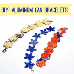 Aluminum Can Flower Bracelets