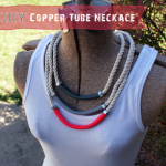 Easy DIY Copper Tube Rope Necklace
