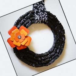 Black Licorice Wreath DIY