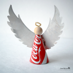 Make Aluminum Can Angel Ornaments