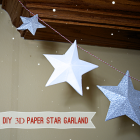 DIY Paper Star Garland