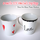 DecoArt Glass Marker Love Mugs