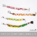 Make Fabric Scrap Bracelets