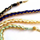 Woven Chain & Suede Bracelets
