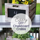 Ana White Chalkboard Crates DIY