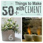 50+ Things to Make from Cement Mix and Concrete Blocks