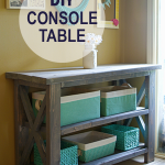Make a Custom Console Table