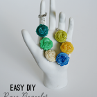 Easy DIY Rose Bracelet
