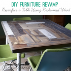 How to Resurface a Table with Reclaimed Wood