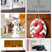 60+ Ways to Decorate Your Home With Letters and Numbers