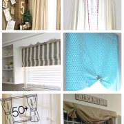 50 Plus Awesome DIY Curtains & Other Window Treatments