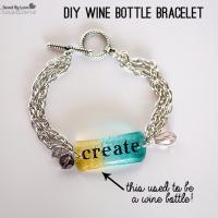Cut Wine Bottle Bracelets