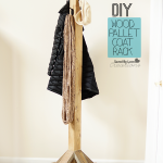 DIY Wood Pallet Coat Rack