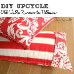 Upcycle a Table Runner into DIY Pillows