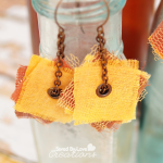 Make Easy Earrings From Upcycled Fabric