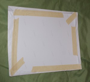 Tape Tissue to Printer Paper