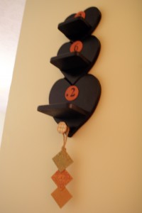 Heart Shelf With Polymer Clay Tags