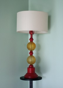 Painted lamp makeover