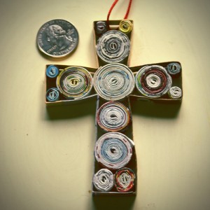 Recycled Paper Cross