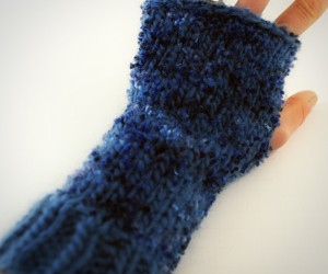 Free fingerless mitt knitting pattern