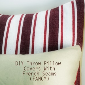 How to Sew Pillow Covers