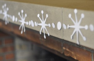 snowflake garland tutorial