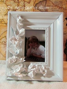 Faux porcelain frame tutorial