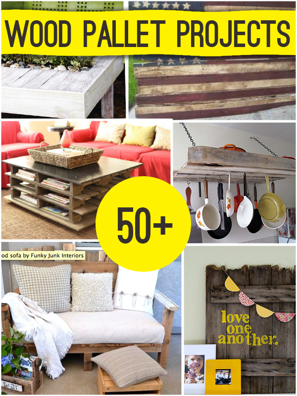 Over 50 Repurposed Wood Pallet Projects to make @savedbyloves