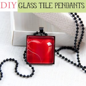 Glass Tile Pendant Tutorial