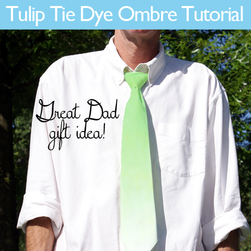 Ombre Tie tutorial