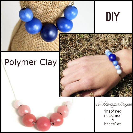 Polymer Clay Bead Necklace Tutorial