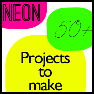 Neon DIY craft ideas