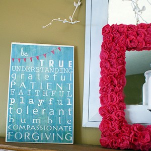 Target knock off subway art with printable and display DIY from Printable Decor