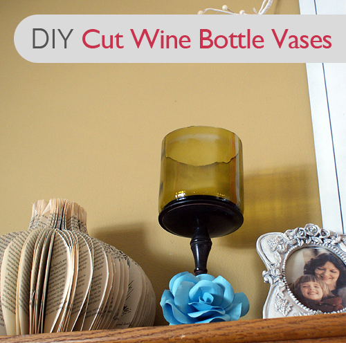 Cut wine bottles and make adorable Vases/jars/candle holders.  Video DIY at savedbylovereations.com