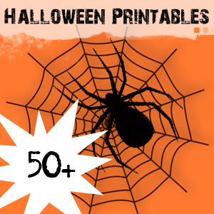 50+ Halloween Printables @savedbyloves savedbylovecreations.com #Halloween #Printables