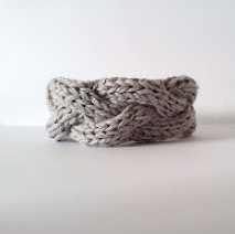 DIY Knitted Cable Bracelet with Pattern by Sascha, featured at savedbylovecreations.com #knitting #DIY #bracelets