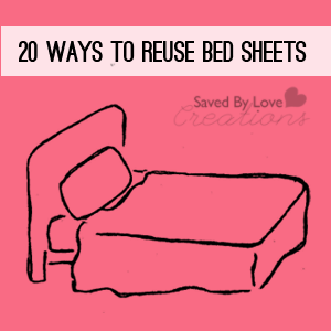 20+ Bed Sheet #Repurpose Ideas @savedbyloves